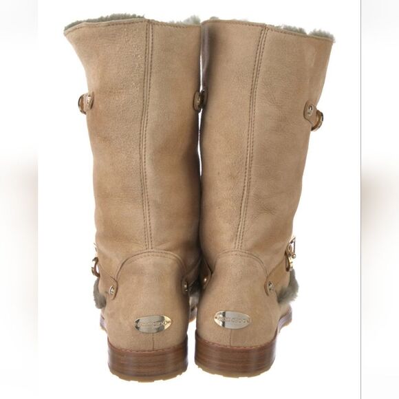 Jimmy Choo Suede Moto Boots - Picture 3 of 4